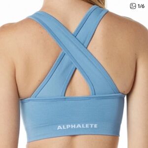 Alphalete Amplify Criss Cross Back Seamless Sports Bra